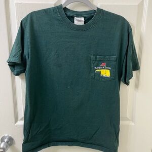Green T-Shirt with Pocket Logo